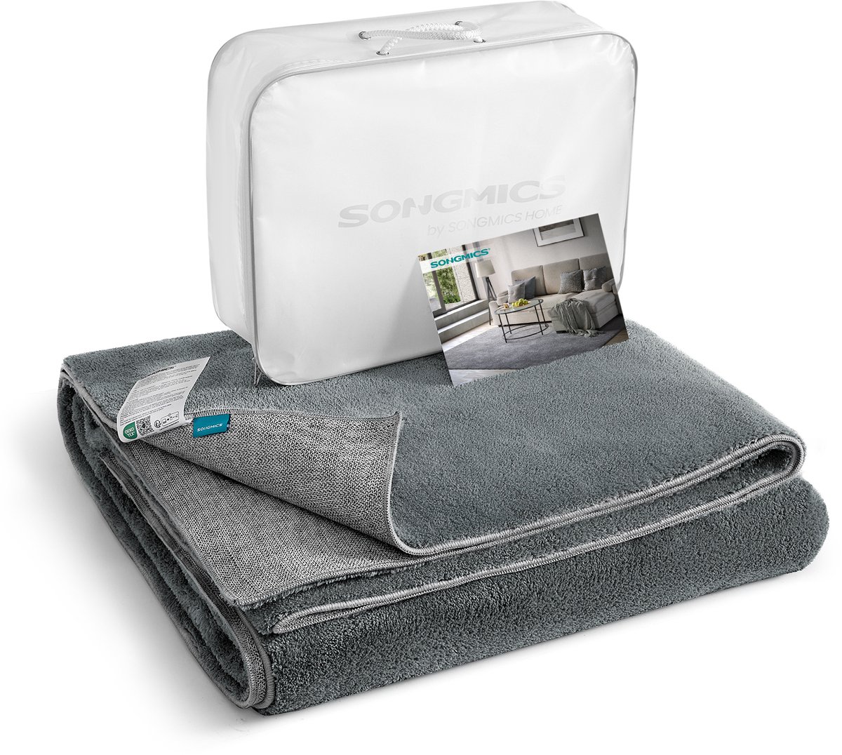 SONGMICS - Tapijt - Vloerkleed voor Woonkamer - Antislip - Machinewasbaar - Modern Design