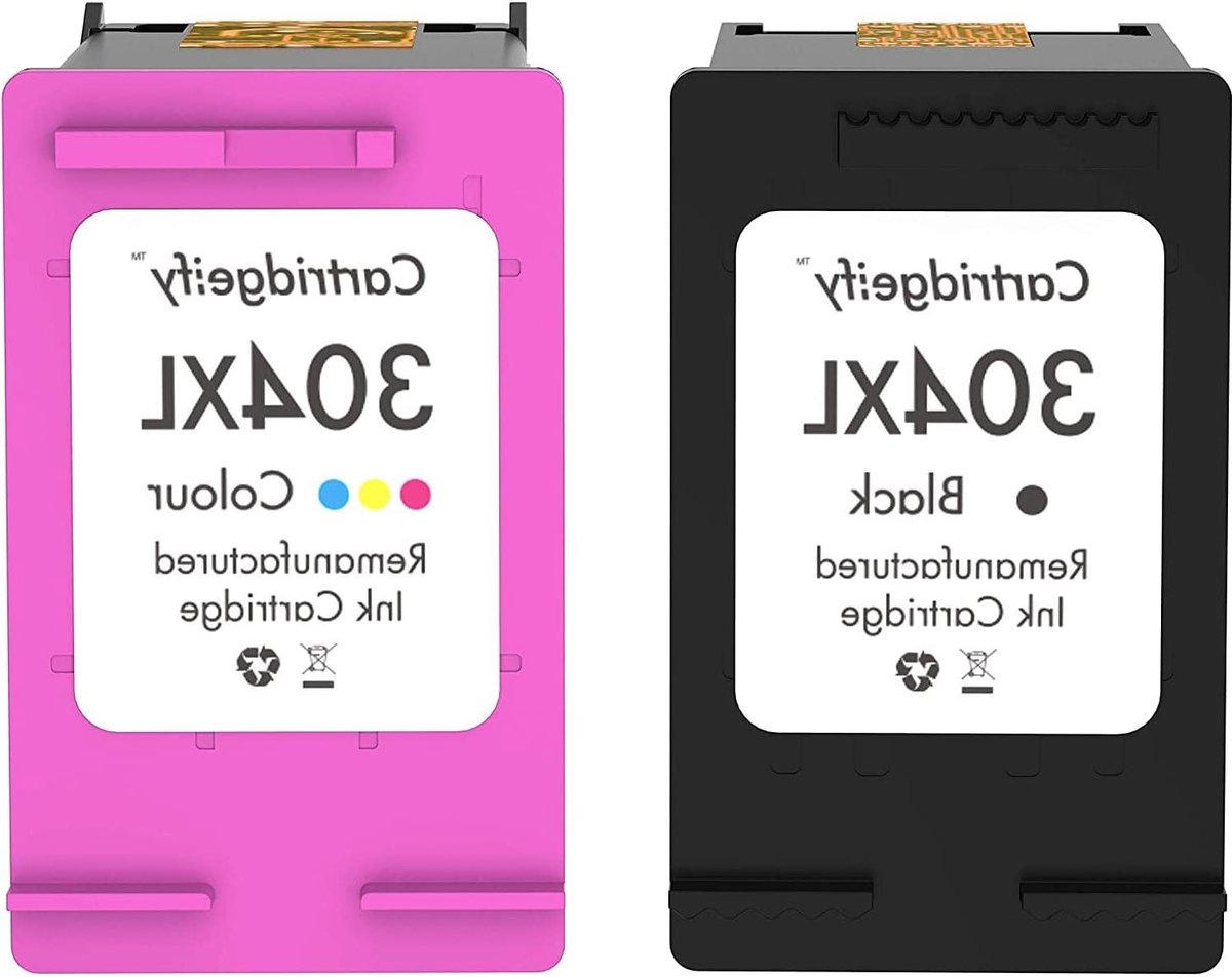 Inkt Cartridges - Printer Vulling - Documenten Printen - Hoge Capaciteit - 2 Stuks - Zwart Kleur