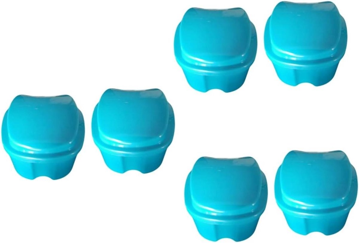 Kunstgebit Opbergdoos - Prothese Houder - Hygiënisch Opbergen - Set van 6 - 96 x 94 x 68 cm