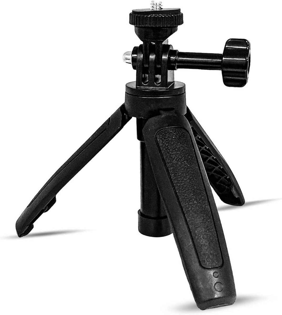 Selfie Stick Tripod - Handstatief Monopod - Vloggen Fotografie - 2-in-1 Ontwerp - 26.5 cm - Zwart