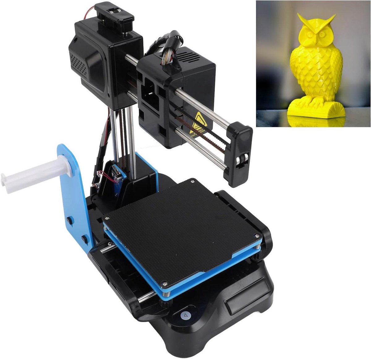 Mini 3D Printer - Desktop Machine - Huis & Onderwijs - Afneembare Magneetbed - 100x100x100mm - Zwart