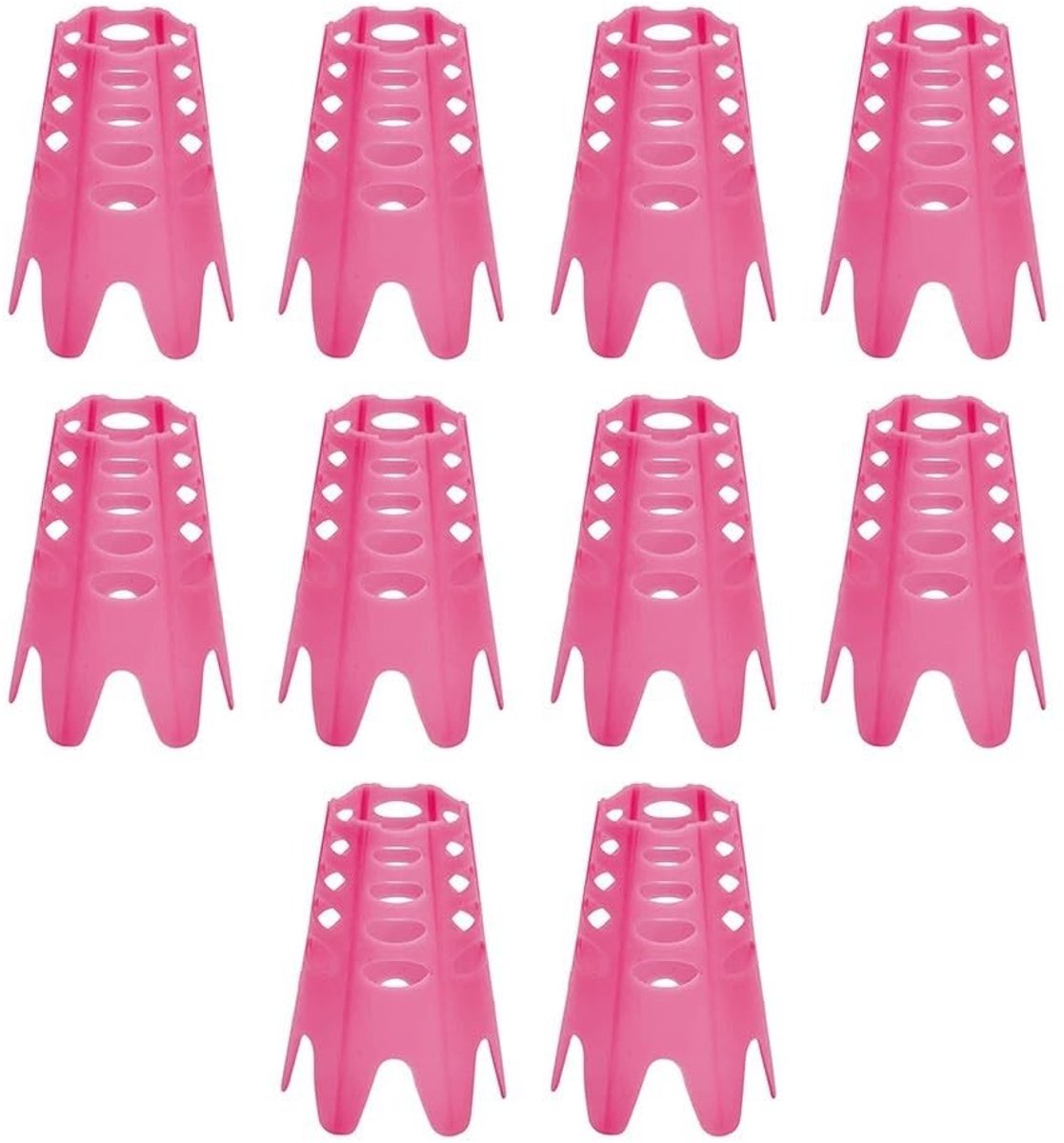 Dailygoods- Golf Tees Kunststof - 10 Stuks - Draagbare Golf Training - Milieuvriendelijk - Voor Binnen/Buiten Gebruik - Weerstand Verminderen - Golfballen