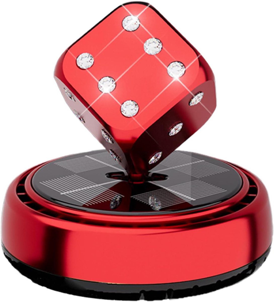 Auto Luchtverfrisser - Dashboard Decoratie - Auto Opfrissen - Zonne-energie Aangedreven - 10 x 10 x 10 cm - Meerkleurig