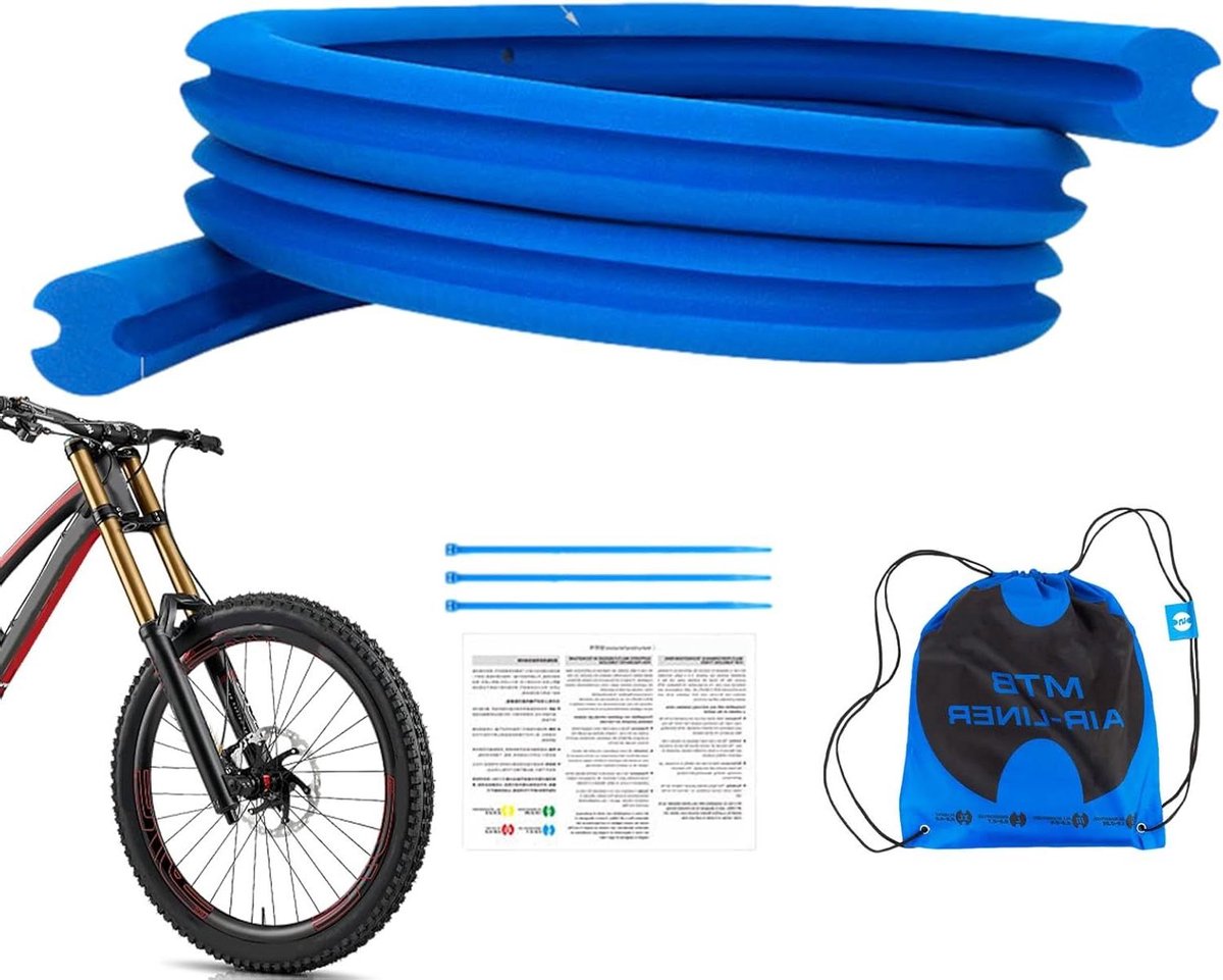 Bandinleg Fiets - Schuim Inzetstuk - Pech Voorkomen - Versterkte Zijwand - 700C - Blauw