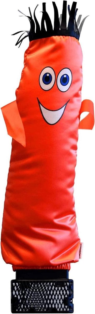 Opblaasbare Buis Man - Dansende Man - Feest Decoratie - Desktop Formaat - 74 cm - Oranje