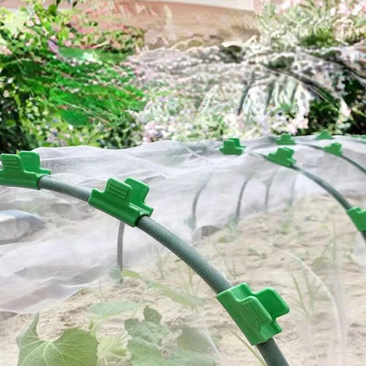 Klemmen Voor Tuingaas - Plantenclips Bevestigingen - Kas Schaduwdoek Bevestigen - Eenhandi