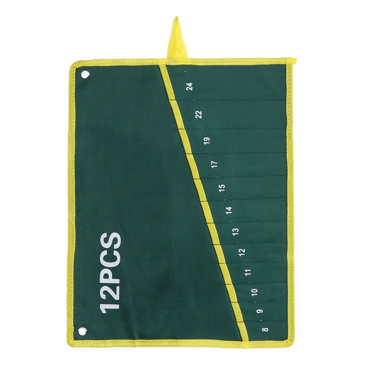 Dailygoods- Gereedschapstas - Duurzaam canvas - 12 vakken - Opbergtas - Handgereedschap - Rolbaar ontwerp - Makkelijk te dragen - Gereedschapsrol