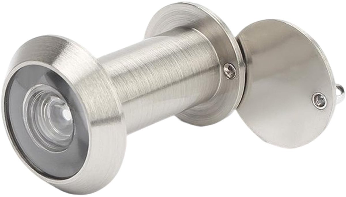 Dailygoods- Deurviewer Groothoek 200° - Veiligheidsdeurkijker - Zink - Krasbestendig Glas - Privacyafdekking - Eenvoudige Bediening - Deurkijker