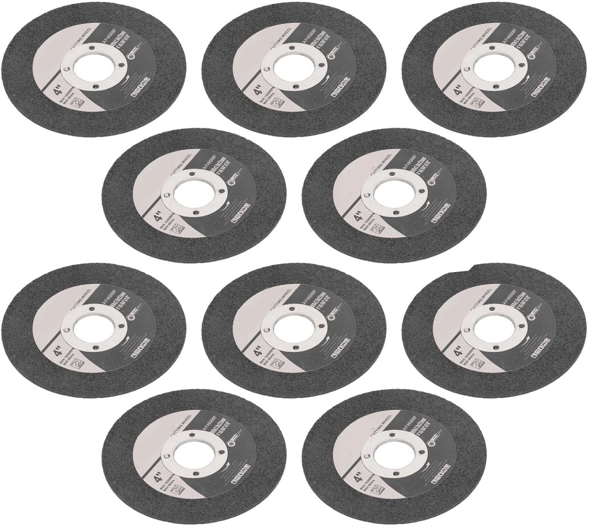 Dailygoods- Slijpschijven 100 mm - 20 Stuks - Snijwielen voor Metaal/Glasvezel - Siliciumcarbide - Slijt- en slagvast - Hoge gladheid