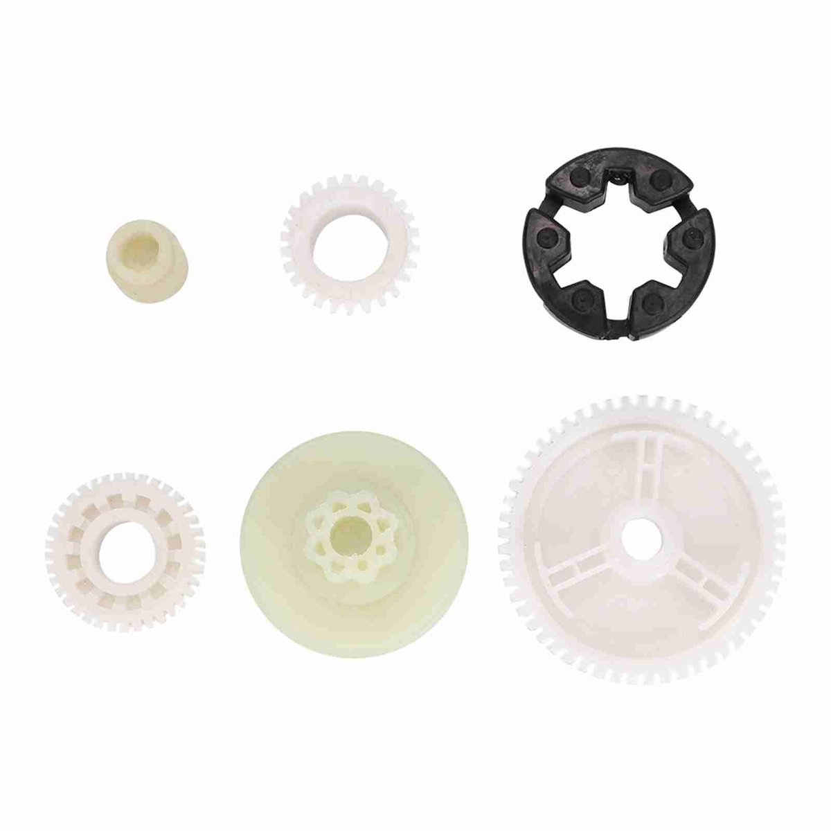 Dailygoods- Raamlift Motor - 6 Stuks Vervangingskit - Eenvoudig te Installeren - Duurzaam ABS/Metaal - Geschikt voor Raamliften - Hoge Kwaliteit