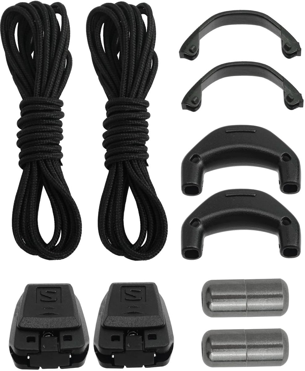 Dailygoods- Schoenveters 140 cm - Elastische Veters - Vervangende Veters - Snelsluitsysteem - Voor Dames/Heren/Kinderen - Hoogwaardig Polyester