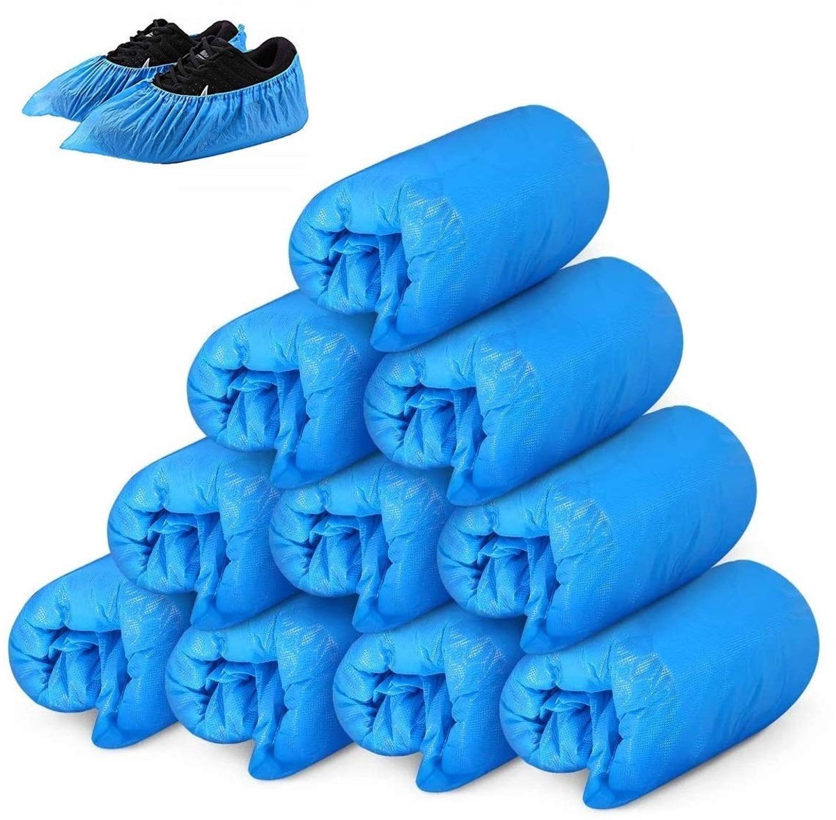 Dailygoods- Wegwerpoverschoenen 50 Paar - Waterdicht - Extra Dik - Schoenovertrekken - Bescherming - Hoogwaardig CPE-Materiaal