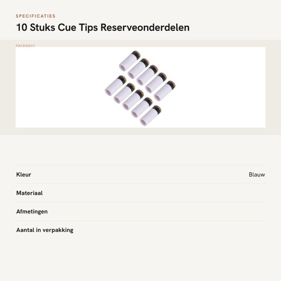 Dailygoods- Cue Tips Set van 10 Stuks - Reserveonderdelen - Biljartstick Reparatie - Hoogwaardige Materialen - Duurzaam - Geschikt voor 10/11/12/13 mm - Biljarttips van Dailygoods — afbeelding 4