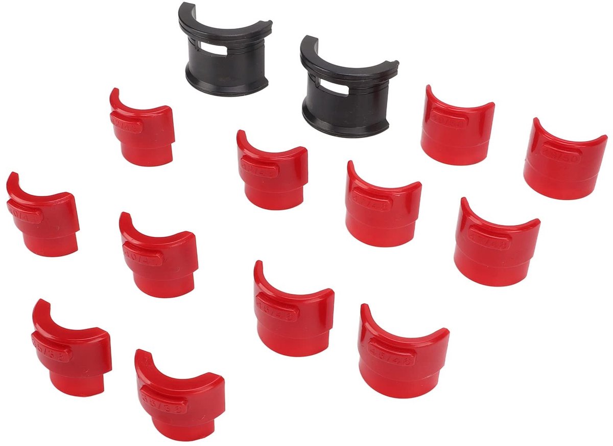 Dailygoods- Gereedschapsset 35-50 mm - Vorkafdichtingsinstallateur - Universele pasvorm - Plastic adapters - Voordelig gereedschap - Geen schade aan vorkafdichtingen - Vorkgereedschap
