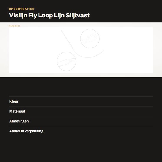 Dailygoods- Fly Loop Lijn 10 Stuks - Slijtvast Nylon - 30lbs/50lbs Trekvermogen - Vliegvislijn - Accessoire voor Bevestigen - Hoogwaardige Kwaliteit van Dailygoods — afbeelding 4