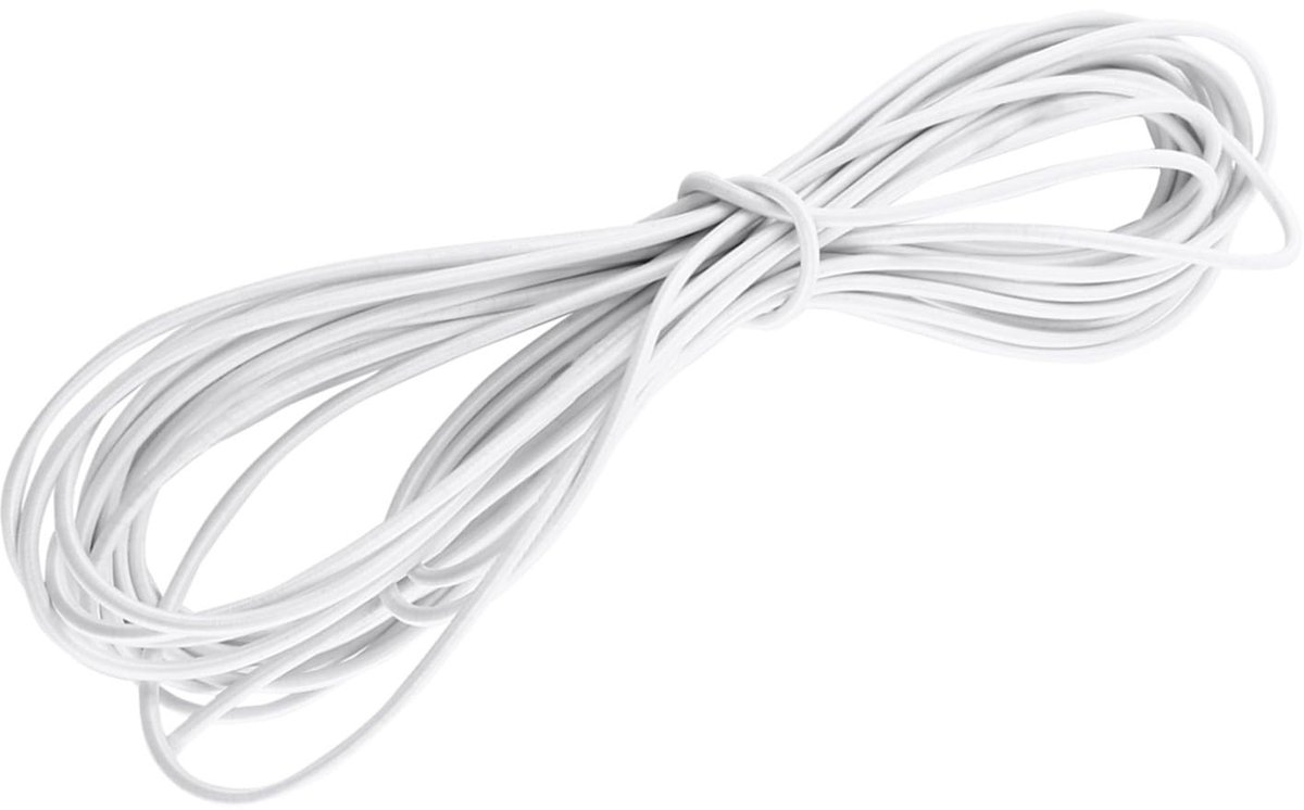 Dailygoods- Elastisch Koord 4mm x 10 meter - Sterk Bungeekoord - Geschikt voor Doe-Het-Zelf - Voor Tenten/Parasols - Ideaal voor Ambachtelijke Projecten - Hoogwaardig Materiaal