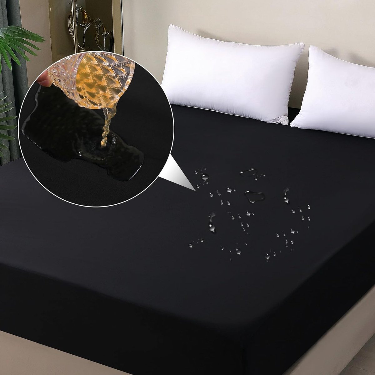 Matrasbeschermer Waterdicht - Hoeslaken Beschermend - Matras Beschermen - Ademend TPU Mate