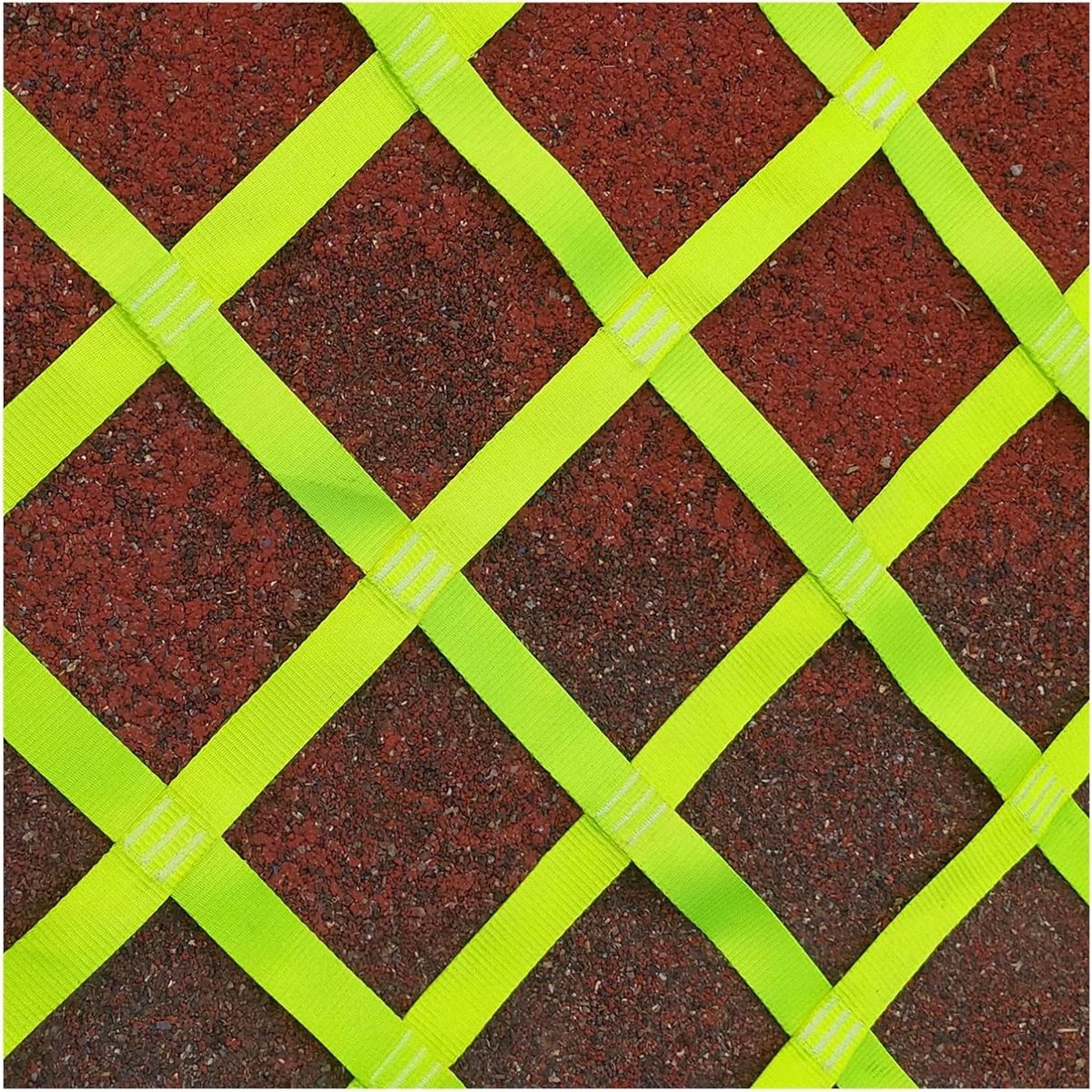 Kinder Klimnet - Speelnet Touw - Buiten Spelen - Hoge Gewichtscapaciteit - 15cm Gaten - Groen