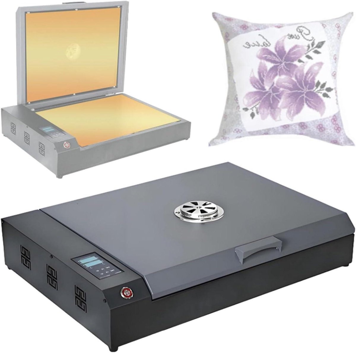 DTF Printer Oven - Textielprinter Droger - Textiel Bedrukken - Dubbele Verwarming Plaat - 40 x 32 cm - Zwart