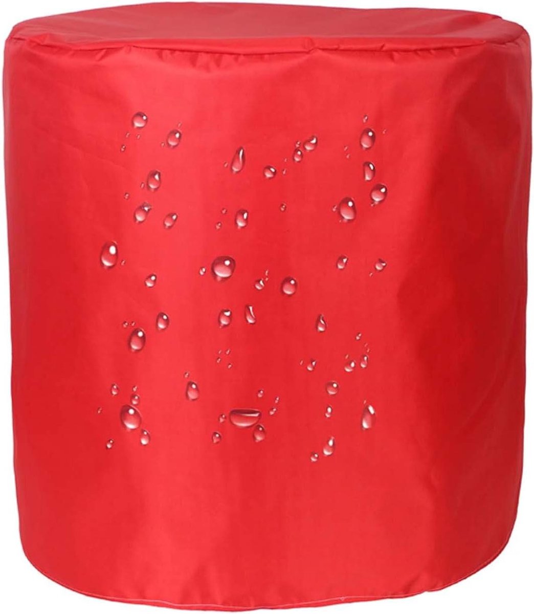 Ronde Tuinmeubelhoes - Terrastafelhoes Tafelkleed - Meubels Beschermen - Waterdicht Oxford Materiaal - 380x150 cm - Grijs