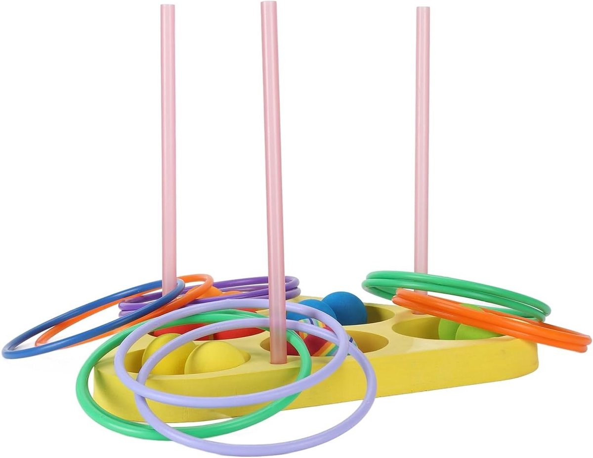 Drijvend Zwembad Speelgoed - Water Spelletjes Set - Buiten Plezier - Zwevende Schuimballen - 36 x 36 x 6 cm