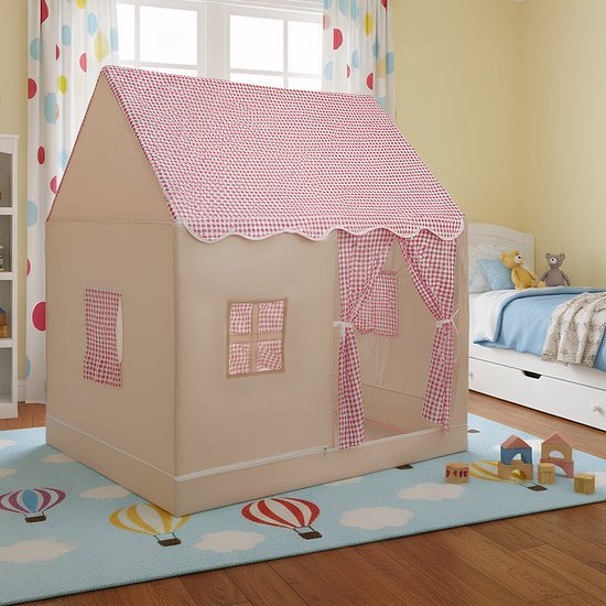 Speeltent Voor Meisjes Roze - Kindertent Binnen - Speeltent Kinderen Binnen - Tent Kinderkamer 3-7 Jaar - Pop-Up Kindertent Buiten — afbeelding 2