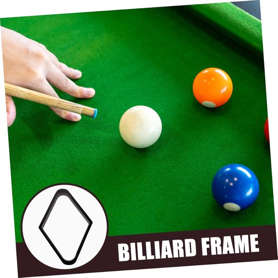 Biljartruit - Pooltafel Organizer - Biljartballen Rangschikken - Duurzaam Houten Frame - 30x21x3 cm - Houtkleur — afbeelding 4