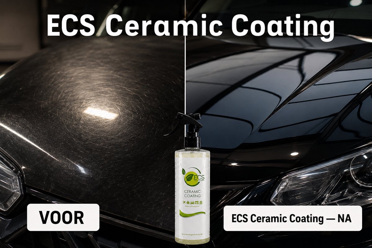 ECS Ceramic Coating – Keramische Lakbescherming Auto – Tot 6 Maanden Bescherming, Hoogglans & Waterafstotende Coating – 500ml – foto 2