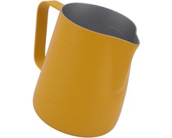 Melkopschuimkan, 304 Roestvrij Staal, Roestbestendige Uitloop, Espressomachineaccessoires, Roestvrijstalen Kan met Duidelijke Schaal voor Het Maken van Latte Art Cappuccino (300ML)