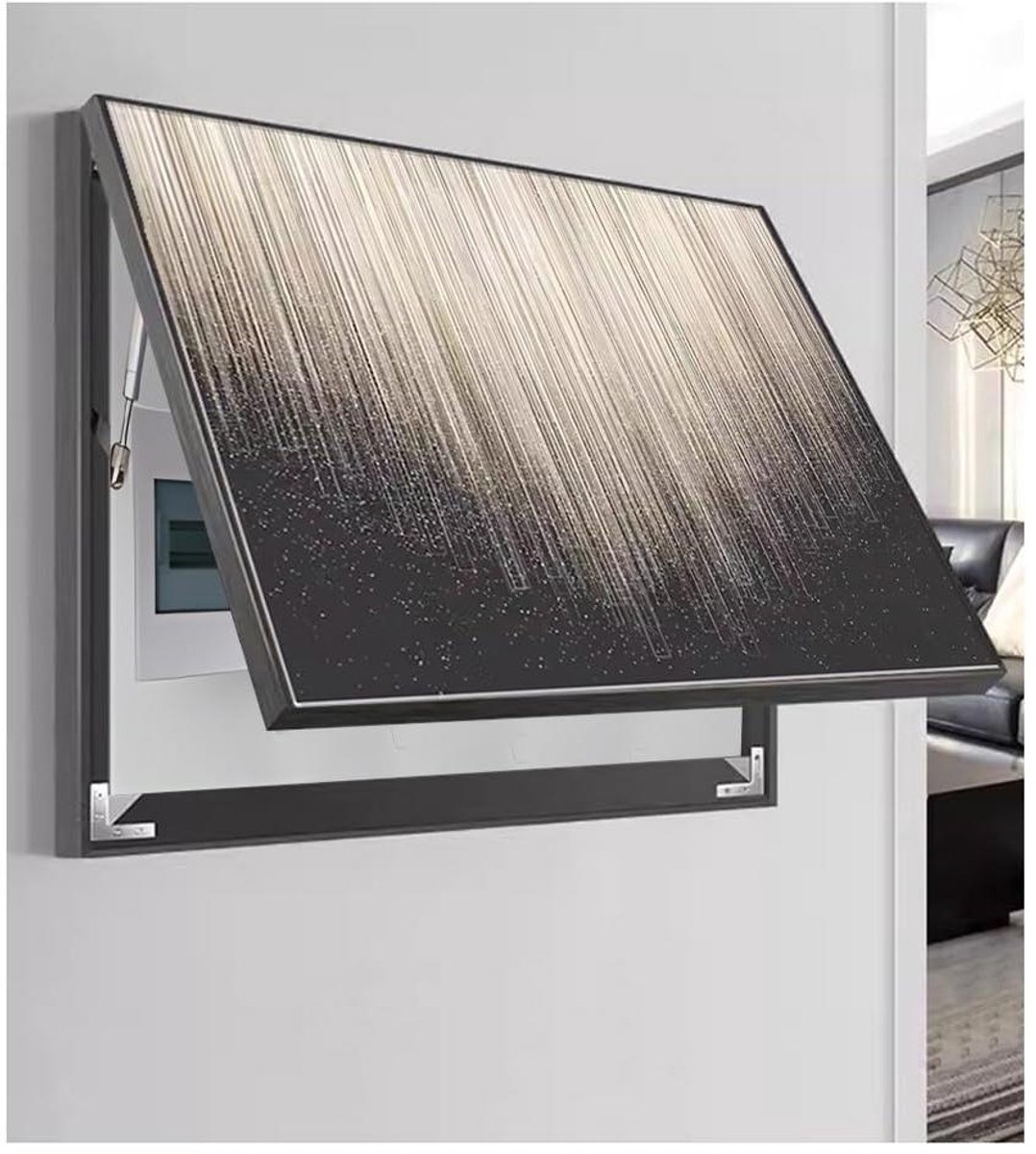 Meterkast Afdekking - Decoratieve Paneel - Ruimte Verfraaien - Veiligheid Verbeteren - 45 x 35 cm - Meerkleurig