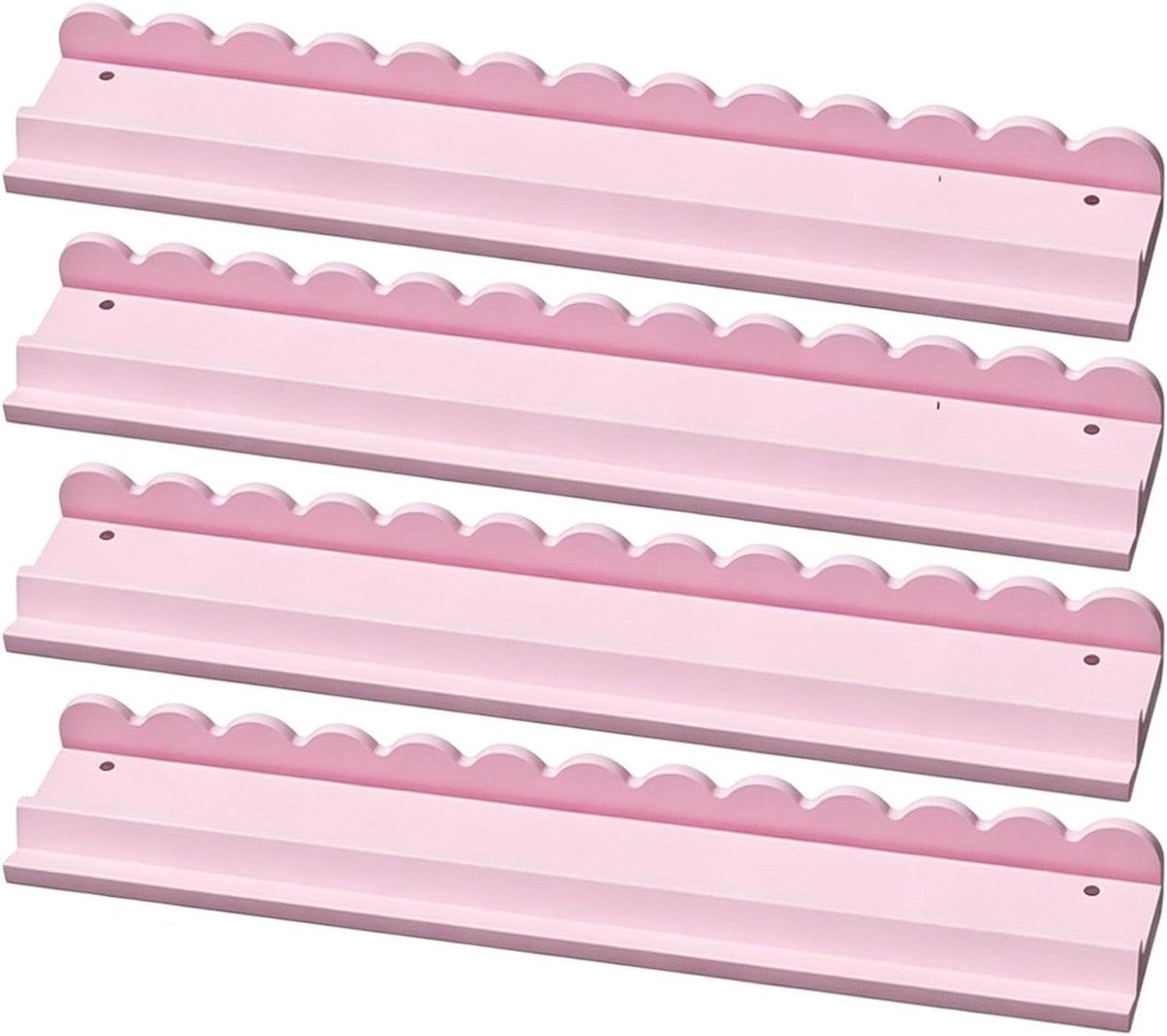 Mahjong Tegelrekken - Mahjong Houders - Spel Organiseren - Magnetisch Antislip - 4 Stuks - Houtkleur