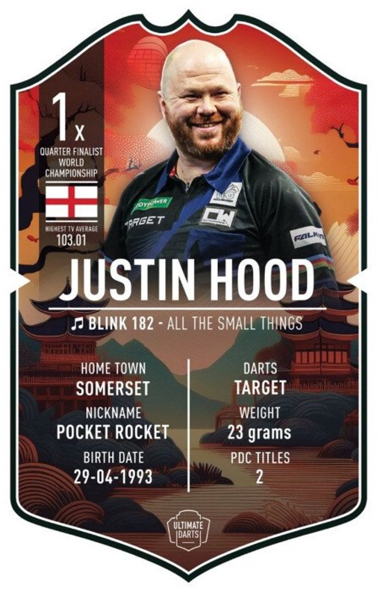 Ultimate Card Justin Hood 2026