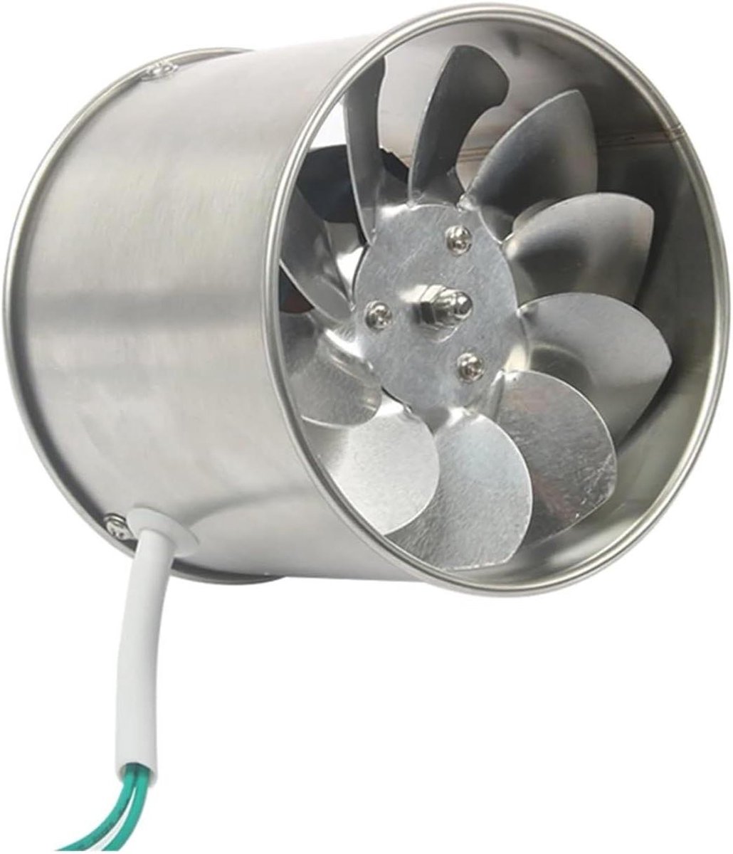 Afzuigventilator - Kanaalventilator Booster - Ventilatie in huis - Voor muur of raam - 15
