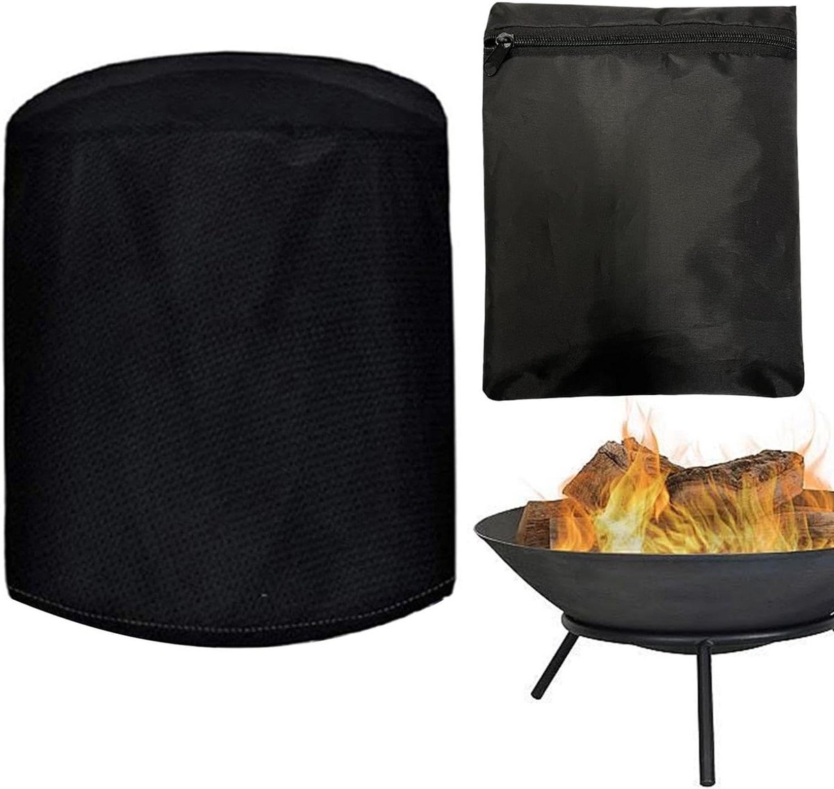 BBQ Hoes - Grill Cover - Grill Beschermen - Waterdichte Oxford Stof - 70 x 70 cm - Zwart