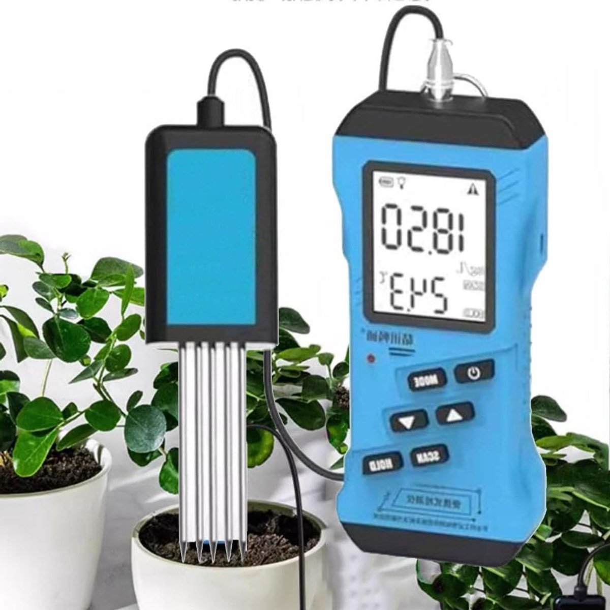 Bodemtester - Bodemvochtigheidsmeter Hygrometer - Planten Verzorgen - 7-in-1 Analyse - N.v.t. - Zwart