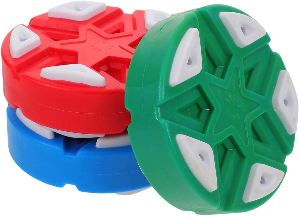Vloerhockey Pucks - Rollerhockey Ballen - Straathockey Training - Simuleert IJshockey Gewicht - 7.5 cm - Diverse kleuren