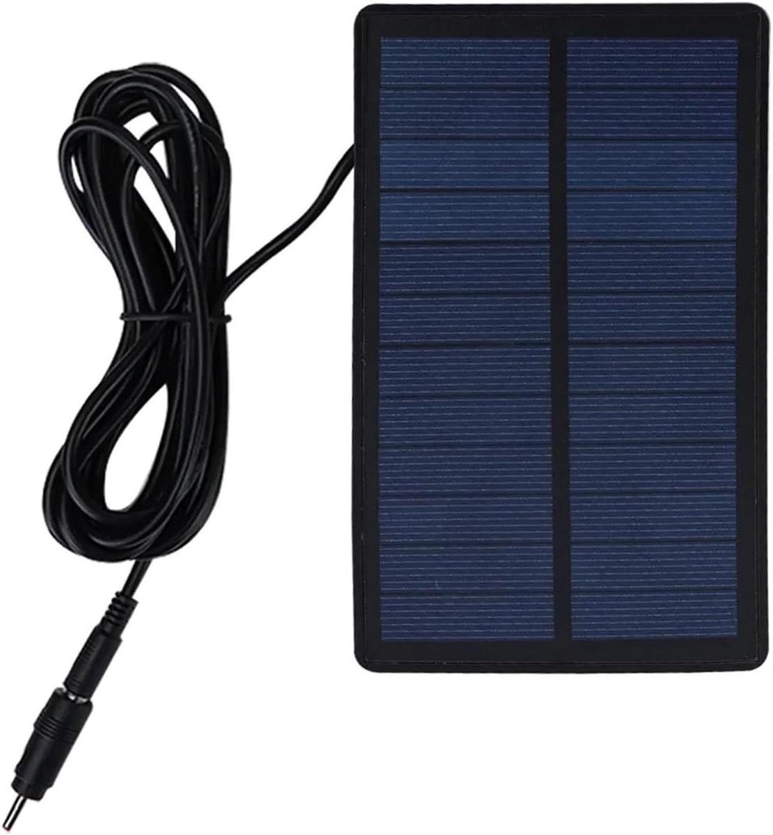 Zonnepaneel Oplader - Draagbare Energiebron - Outdoor Camera Voeden - Waterdicht IP54 Ontwerp - 1800mAh Batterij - Zwart