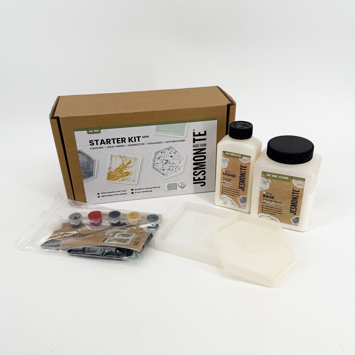 Jesmonite AC100 kit mini - onderleggers classic