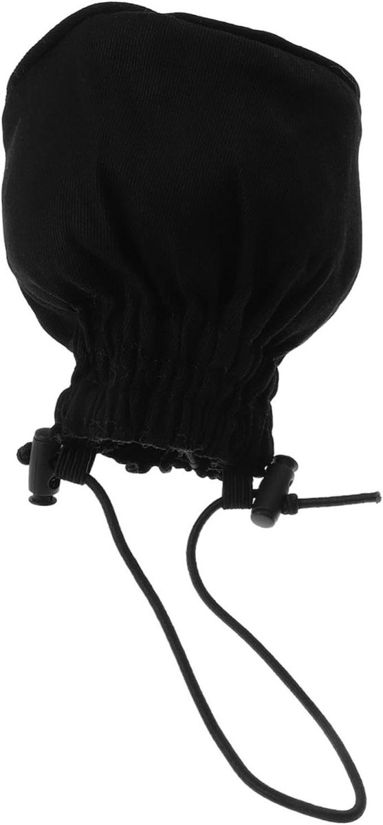 Haardroger Hoes - Diffuser Sleeve - Haar Styling - Universele Pasvorm - 10 x 12 x 10 cm - Zwart
