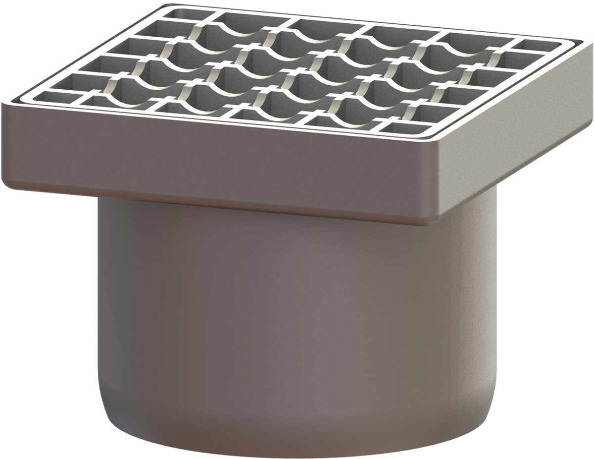 KESSEL-verlengstuk - Sys 125, rooster, 150 x 150 mm, 54914
