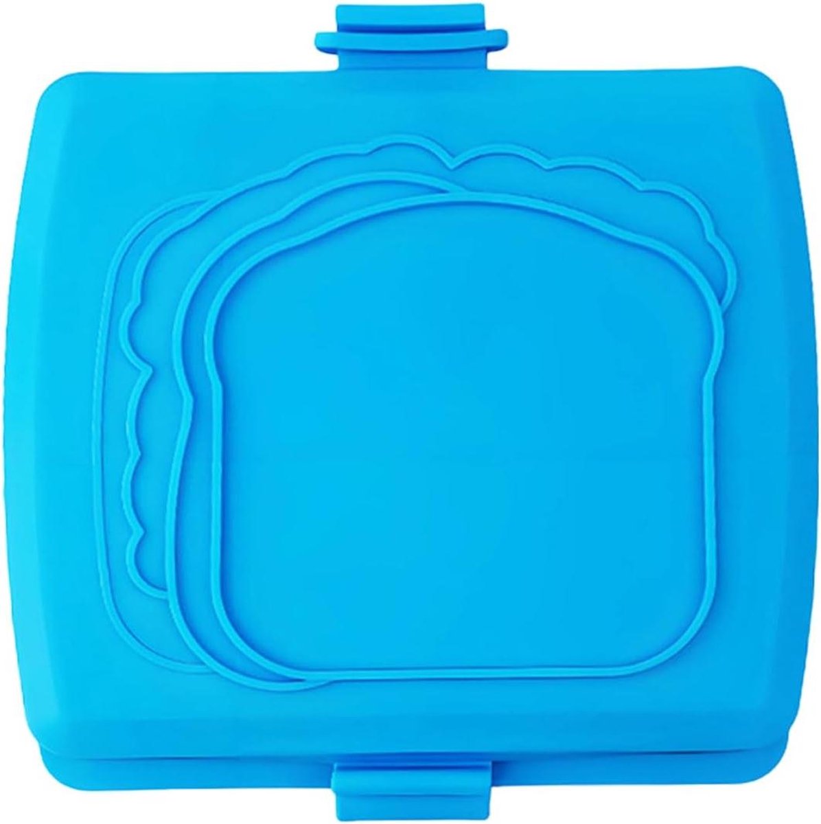Magnetron Sandwichmaker - Mini Oven Grill - Snacks Maken - Hittebestendig - 4.3 x 17.6 x 4.3 cm - Blauw