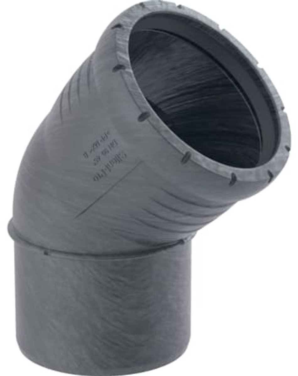 Geberit Silent-Pro bocht, DN 50, dø 50 mm, 393.224.14.1