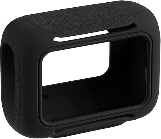 Zwarte siliconen hoes voor JBL Go 5 speaker, zonder speaker