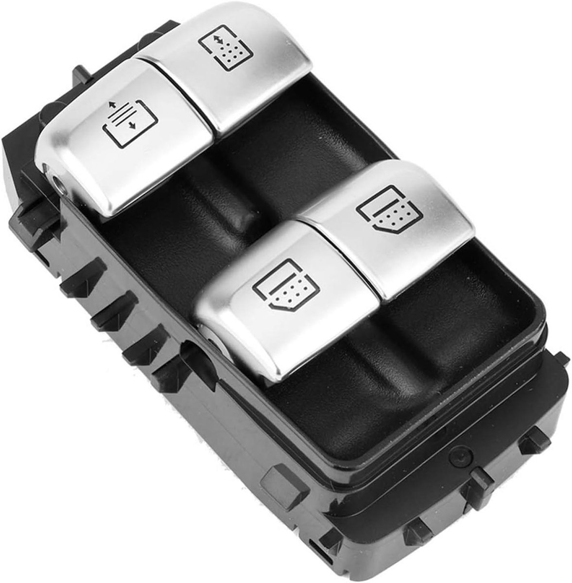 Raamschakelaar Auto - Elektrische Raamknop - Auto Onderhoud - Directe Vervanging - 10x10x10mm - Zwart