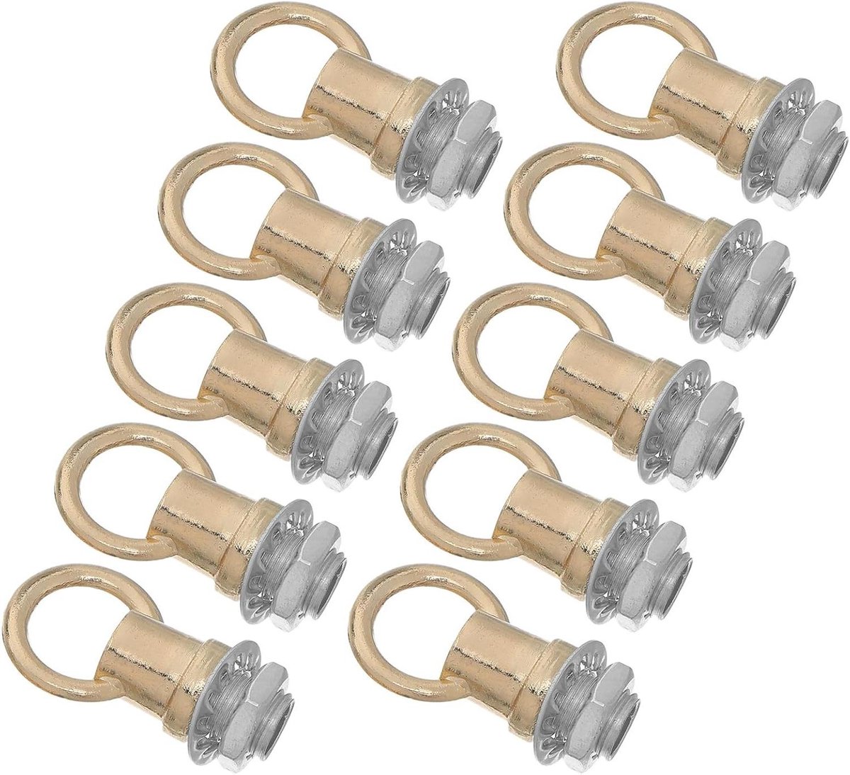 Plafondlamp Oogmoeren - Metalen Haken - Lampen Ophangen - Zware Draagkracht - M10 - Goud