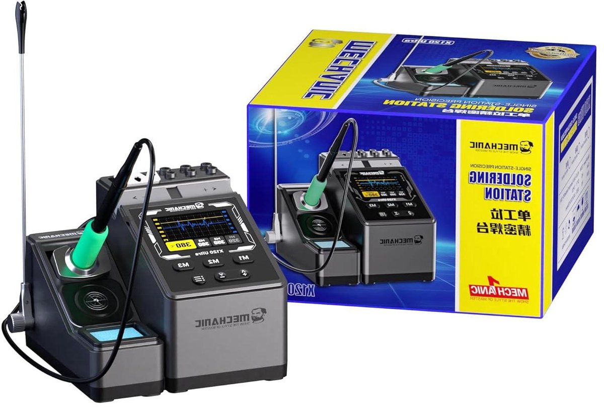 Soldeerstation - Soldeerbout - Elektronica Reparatie - 2S Snel Opwarmen - 200W - Multicolor
