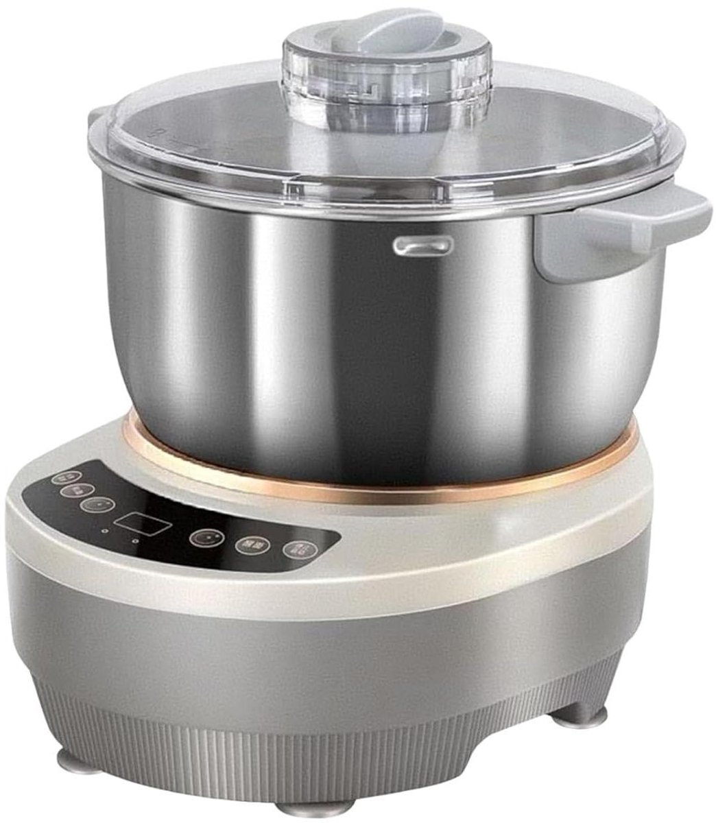 Deegkneder Machine - Elektrische Mixer - Brood Bakken - Automatisch Kneedt - 5L Capaciteit - Zilverkleurig
