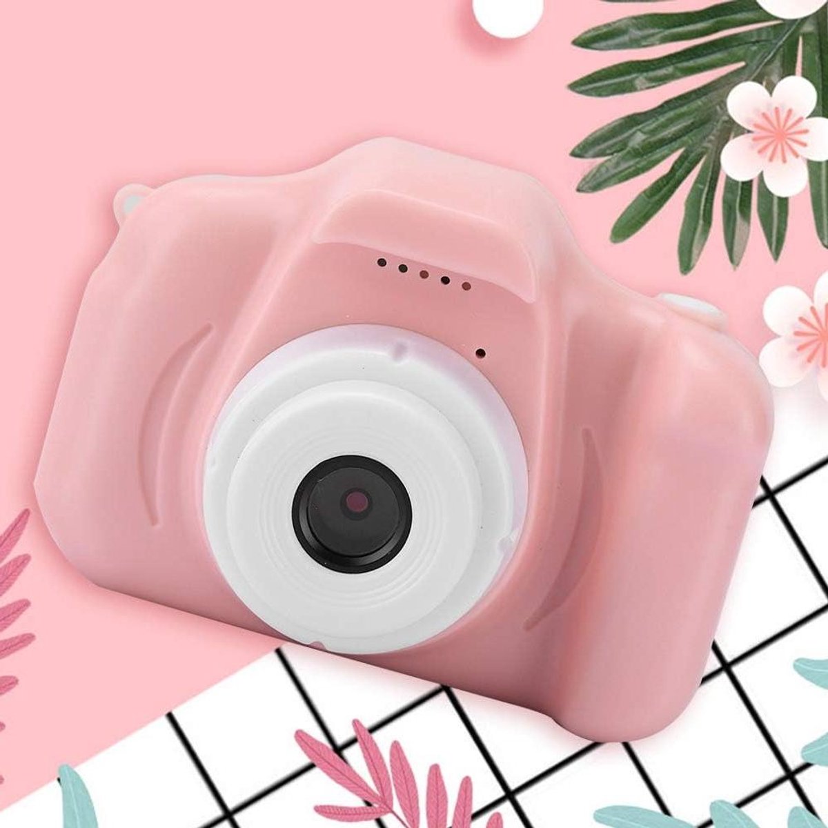 Kindercamera - Digitale Fotocamera - Kinderen Fotograferen - Valbestendig Siliconen - 2 inch Scherm - Roze