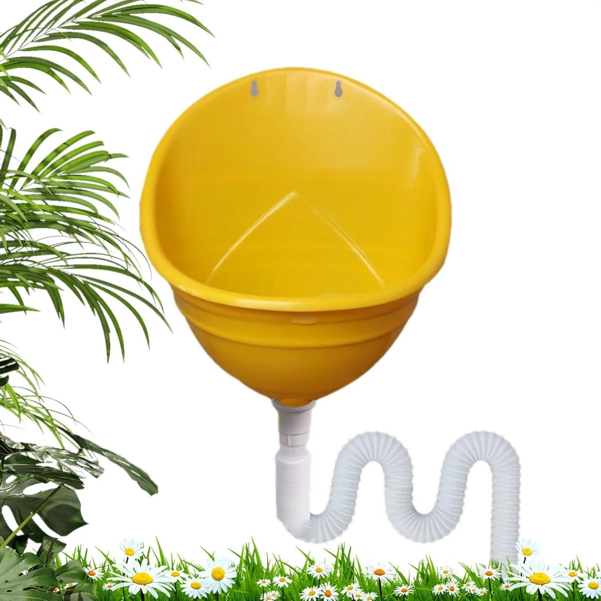 Buitenurinoir - Waterloos urinoir Urineomleider - Buitenactiviteiten - Efficiënte urineafvoer - 34 x 31 x 24.5 cm - Grijs