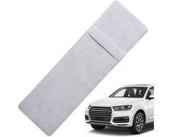 Zonneklep Verlengstuk - Auto Zonnescherm - Veiliger Rijden - Universele Pasvorm - 38 cm Lengte - Grijs